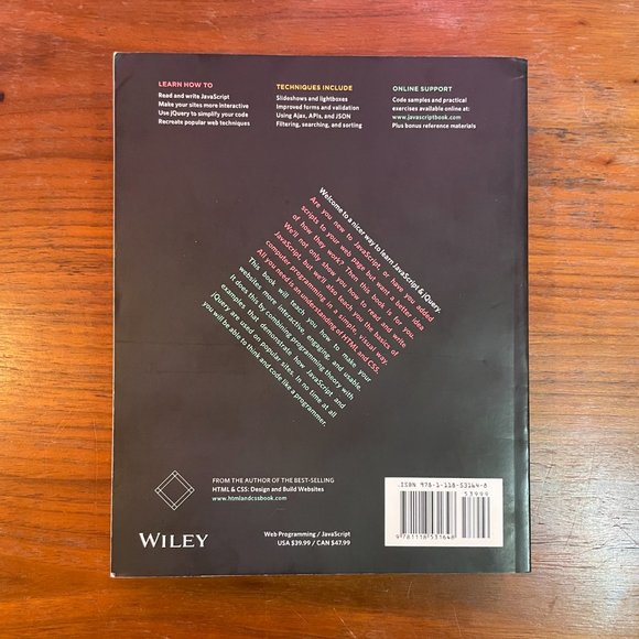 Javascript & JQuery Interactive Front-End Web Development - Jon Duckett - Picture 2 of 7